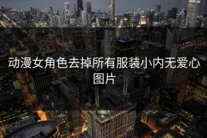 动漫女角色去掉所有服装小内无爱心图片