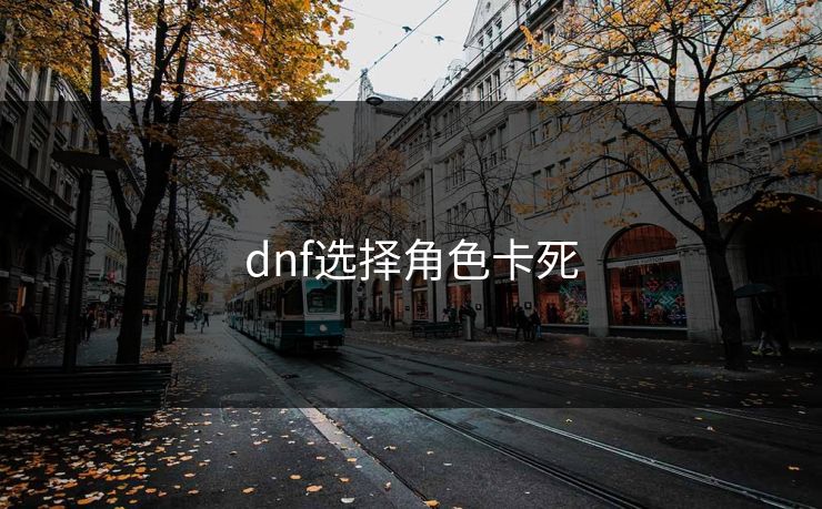dnf选择角色卡死 dnf选择角色卡死