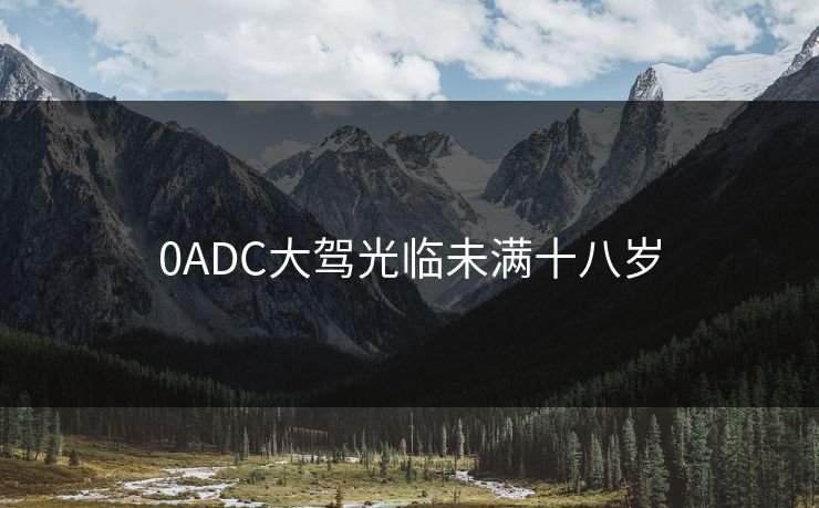 0ADC大驾光临未满十八岁 0ADC大驾光临未满十八岁
